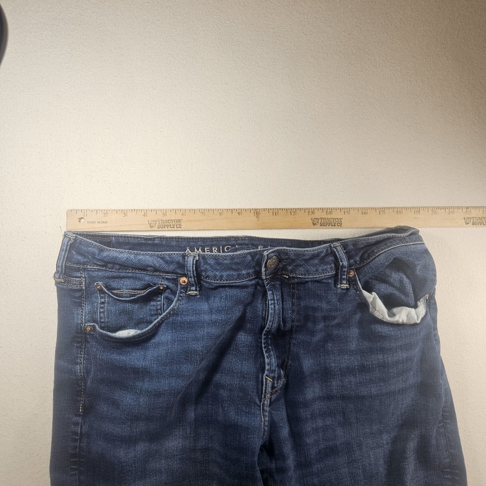American Eagle AirFlex+ Bootcut Jeans 38x30 Medium Wash - Picture 9 of 9